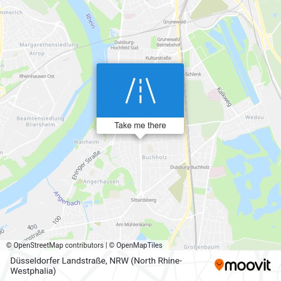 Düsseldorfer Landstraße map