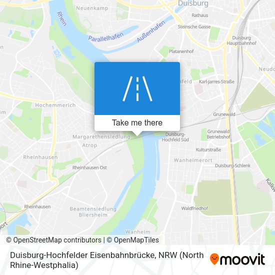 Duisburg-Hochfelder Eisenbahnbrücke map
