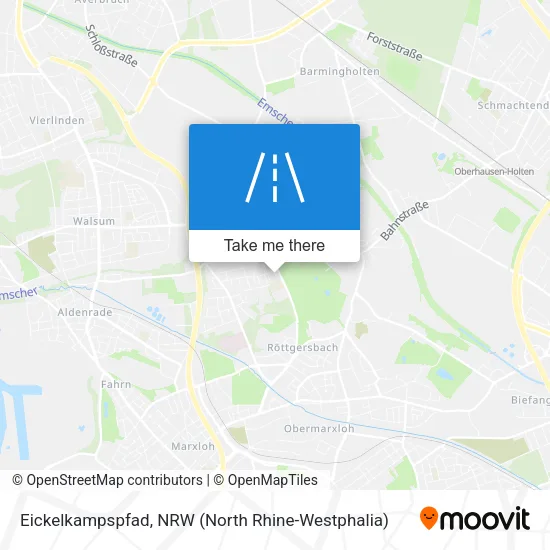 Карта Eickelkampspfad