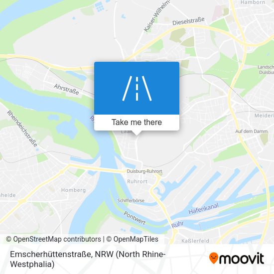 Emscherhüttenstraße map