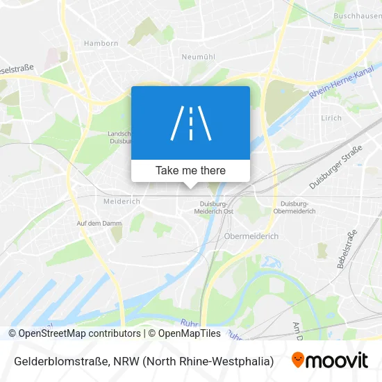 Карта Gelderblomstraße