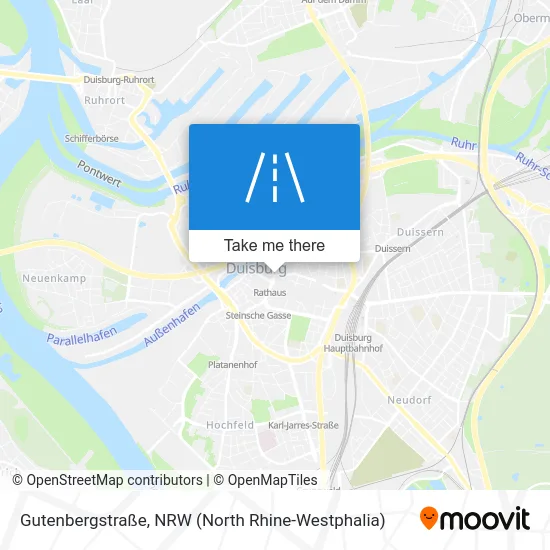 Gutenbergstraße map