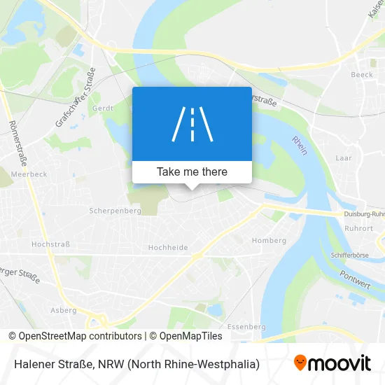 Halener Straße map