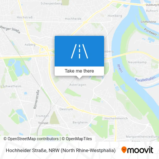 Карта Hochheider Straße