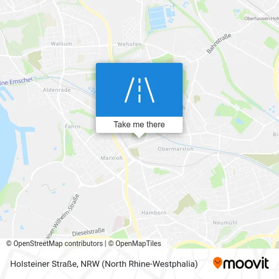 Карта Holsteiner Straße