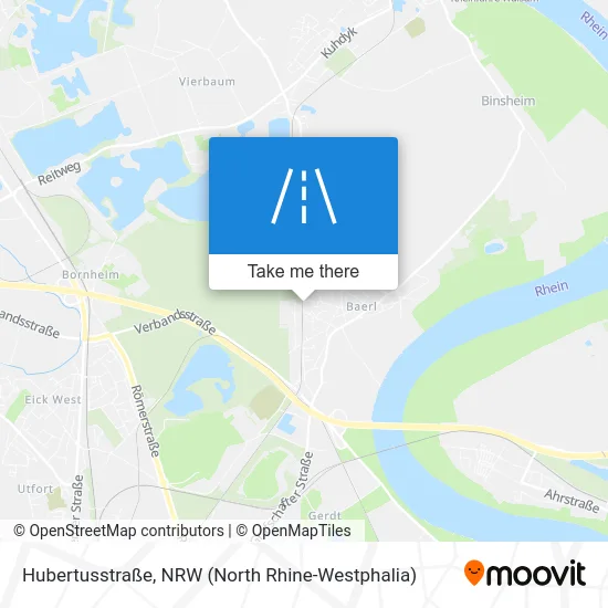 Карта Hubertusstraße