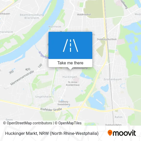 Huckinger Markt map