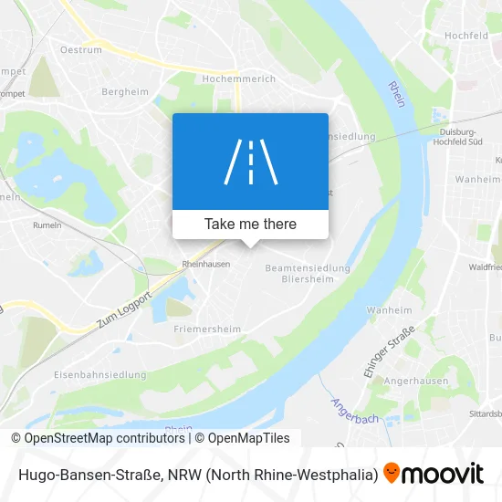 Карта Hugo-Bansen-Straße