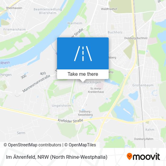 Im Ährenfeld map