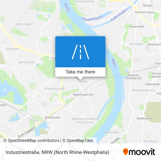 Карта Industriestraße