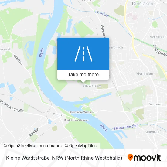 Карта Kleine Wardtstraße