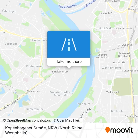 Карта Kopenhagener Straße