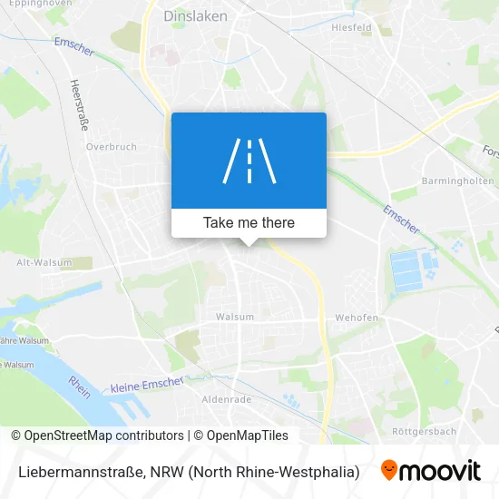 Карта Liebermannstraße