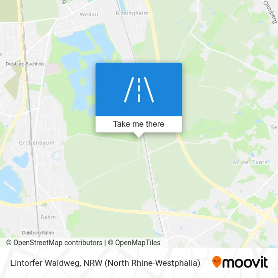 Lintorfer Waldweg map