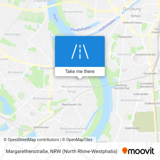 Карта Margarethenstraße