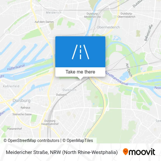 Карта Meidericher Straße