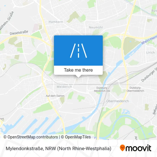 Карта Mylendonkstraße
