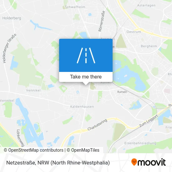 Netzestraße map