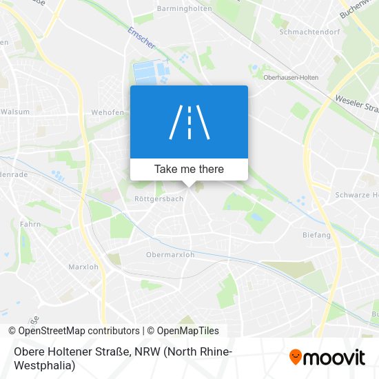 Obere Holtener Straße map