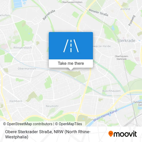 Obere Sterkrader Straße map
