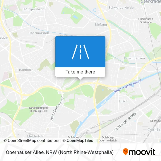 Карта Oberhauser Allee