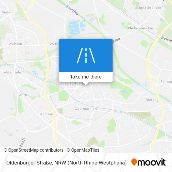 Карта Oldenburger Straße
