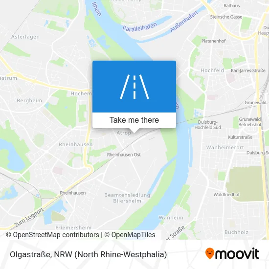 Карта Olgastraße