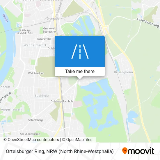 Ortelsburger Ring map