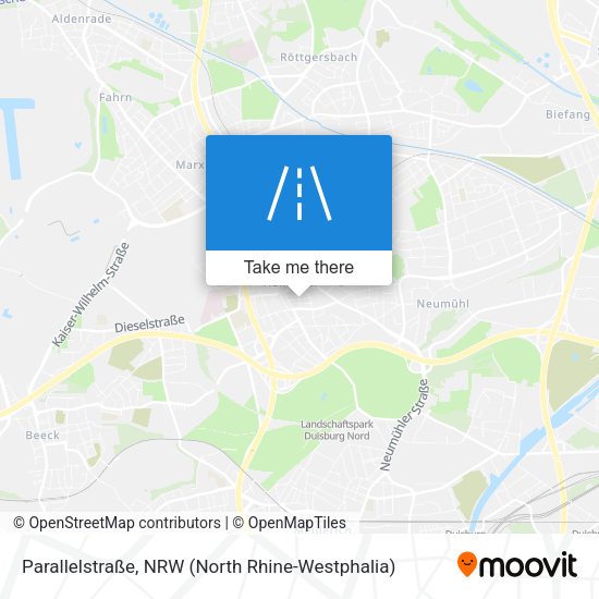 Parallelstraße map