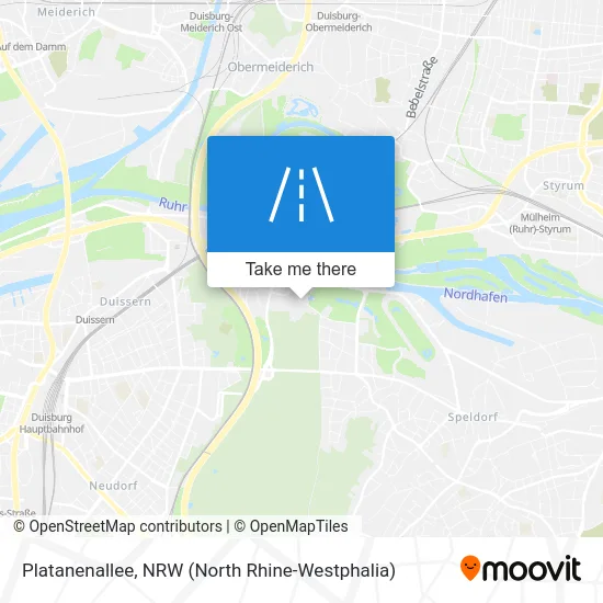 Карта Platanenallee