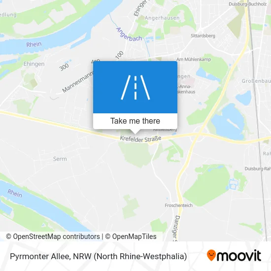 Pyrmonter Allee map