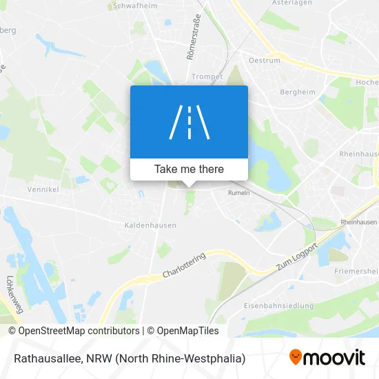 Rathausallee map