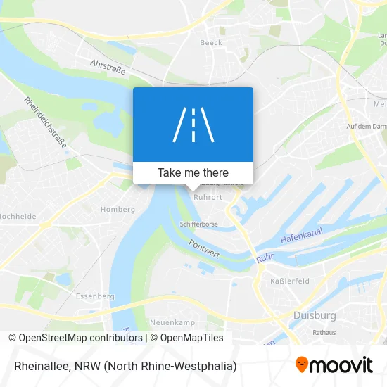 Карта Rheinallee