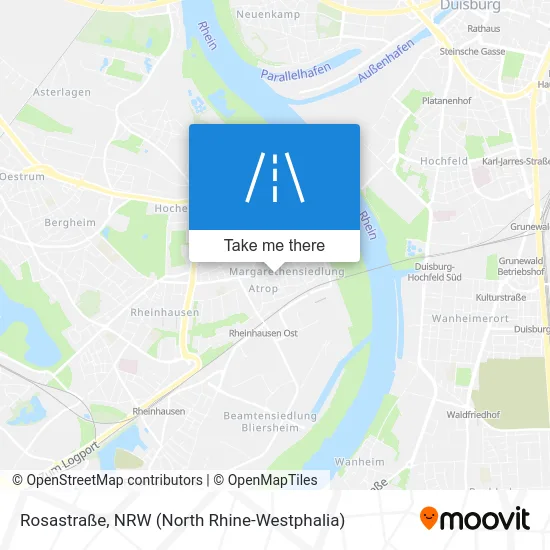 Карта Rosastraße