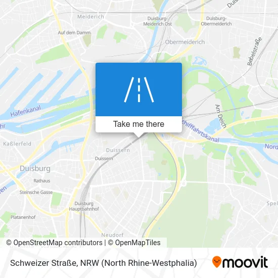 Карта Schweizer Straße