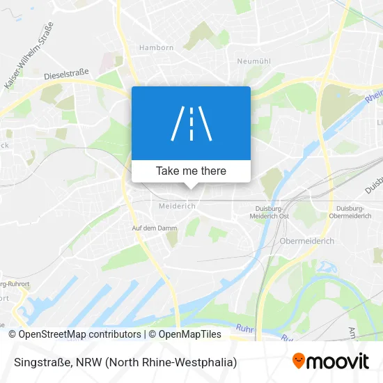 Карта Singstraße