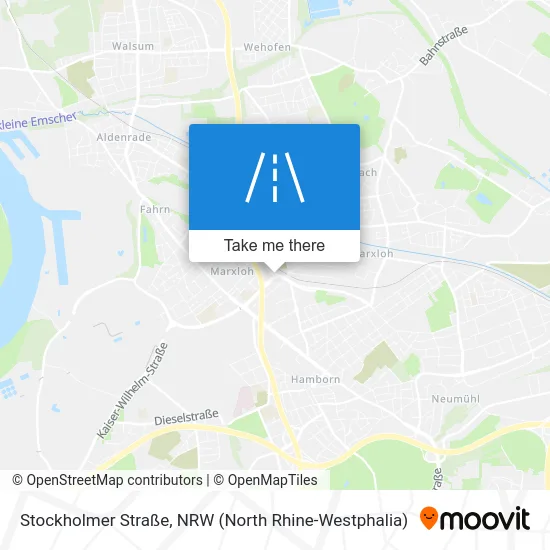 Карта Stockholmer Straße