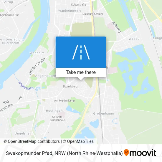 Карта Swakopmunder Pfad