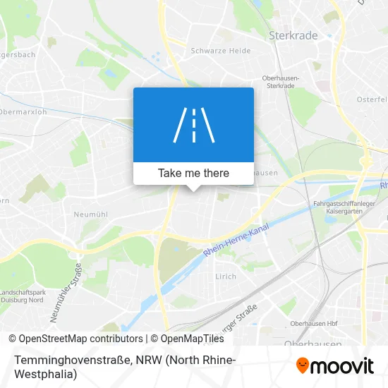 Temminghovenstraße map