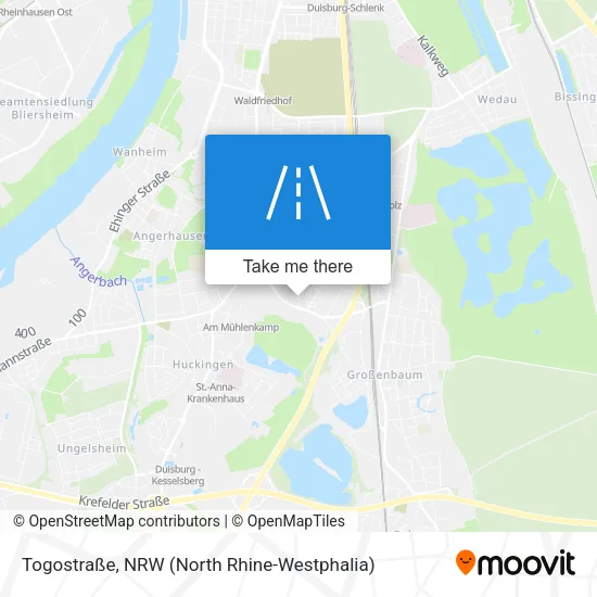 Togostraße map