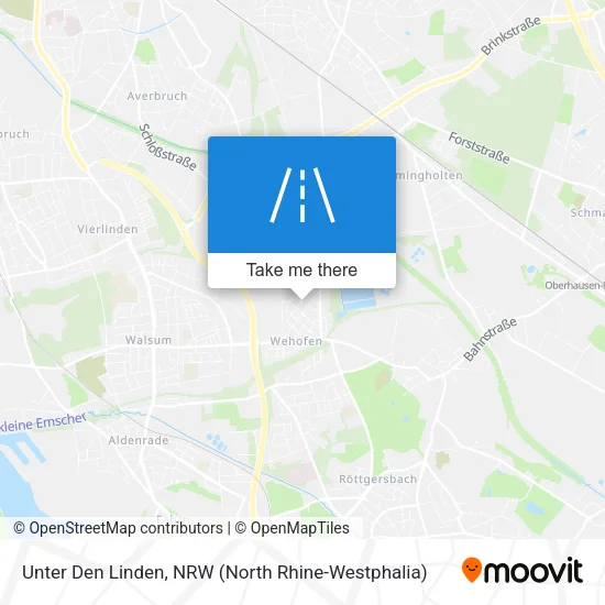 Карта Unter Den Linden