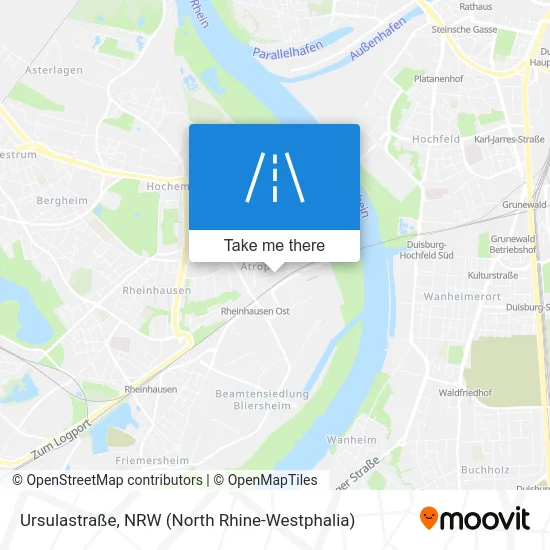 Карта Ursulastraße