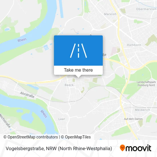Карта Vogelsbergstraße