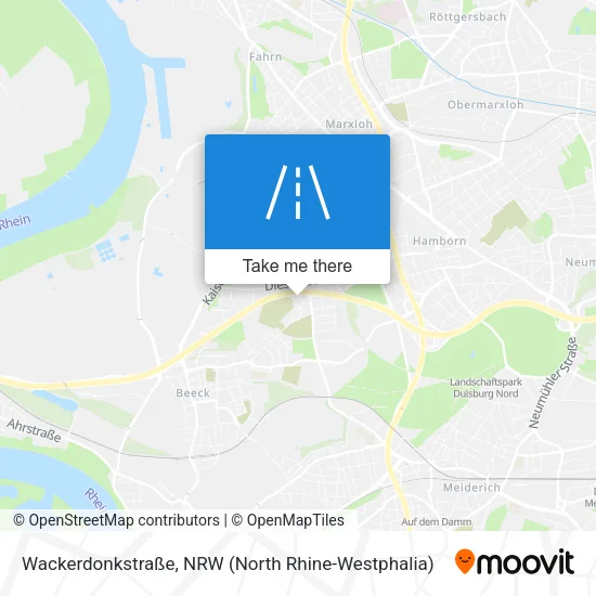 Карта Wackerdonkstraße