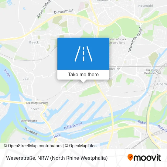 Weserstraße map