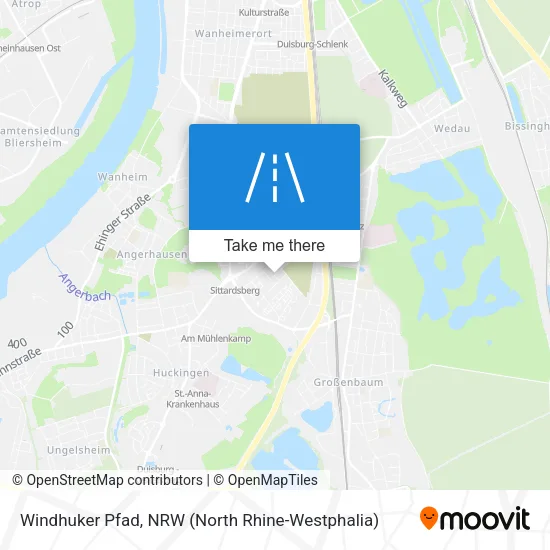 Windhuker Pfad map