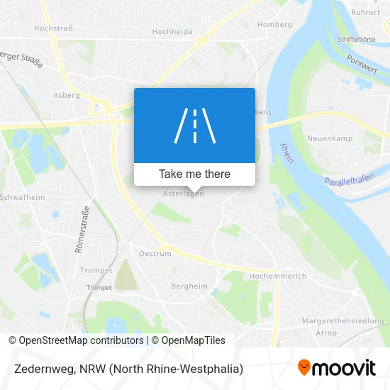 Карта Zedernweg