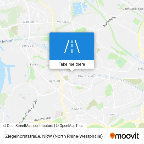 Карта Ziegelhorststraße