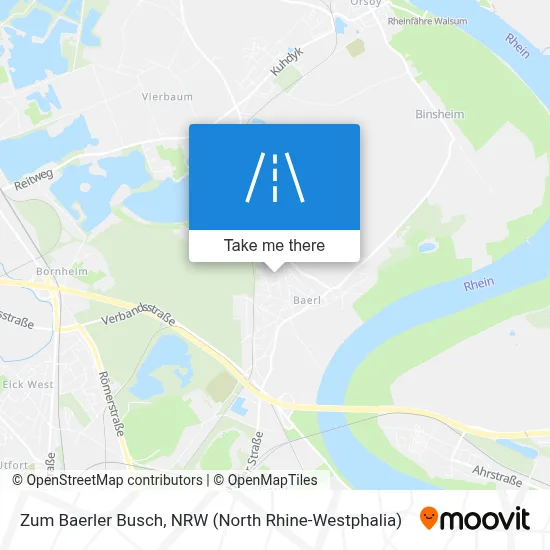 Zum Baerler Busch map