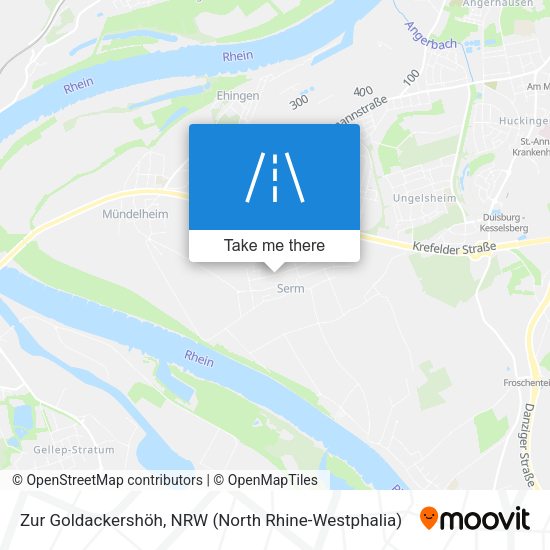 Zur Goldackershöh map